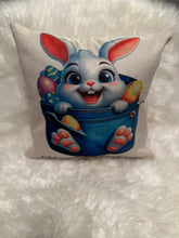 Load image into Gallery viewer, Pillow Pouch Basket (blue)
